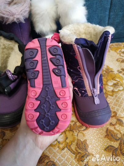 Детская обувь пакетом 6 пар зимняя 20-22р