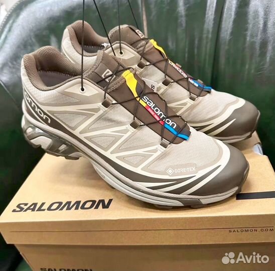 Salomon XT-6 Cream Gore Tex оригинал