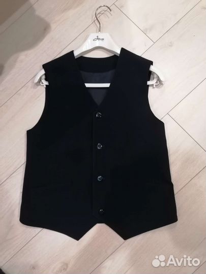 Жилет темно-синий