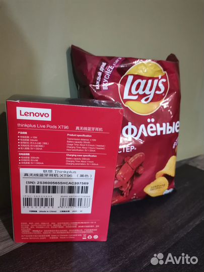 Наушники lenovo