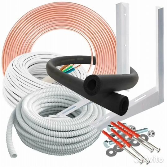 Готовая трасса для кондиционера, и на отрез