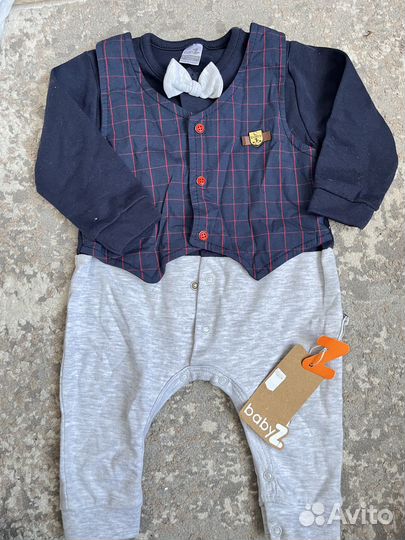 Новый комбинезон на мальчика 6-9месяцев