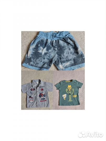 Одежда и обувь пакетом на мальчика 2-3 лет