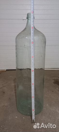 Бутыль стеклянный 30 литров