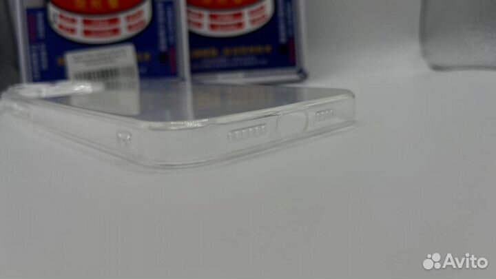 Чехол на 13 Pro Max (прозрачный) и стекло Remax