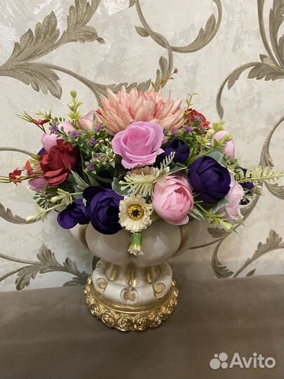 Искусственные цветы для декора