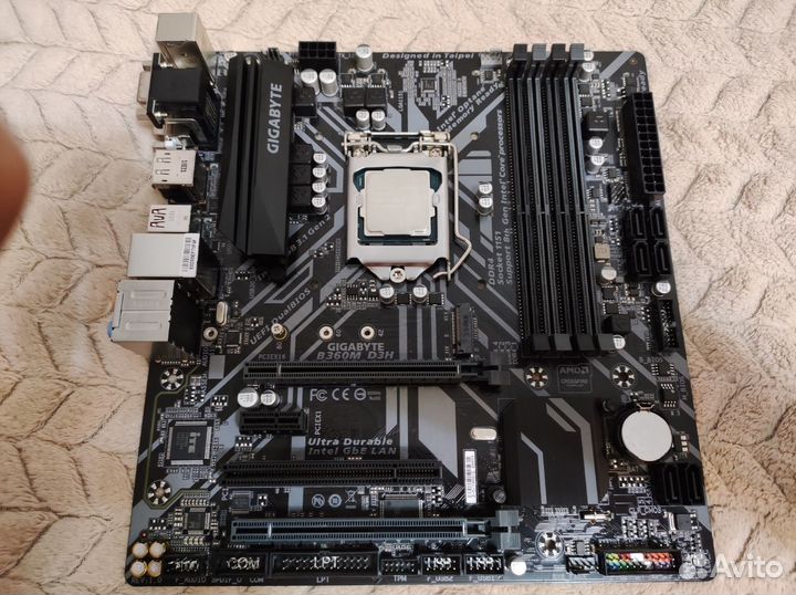 Материнская плата 1151 v2 + celeron g4920