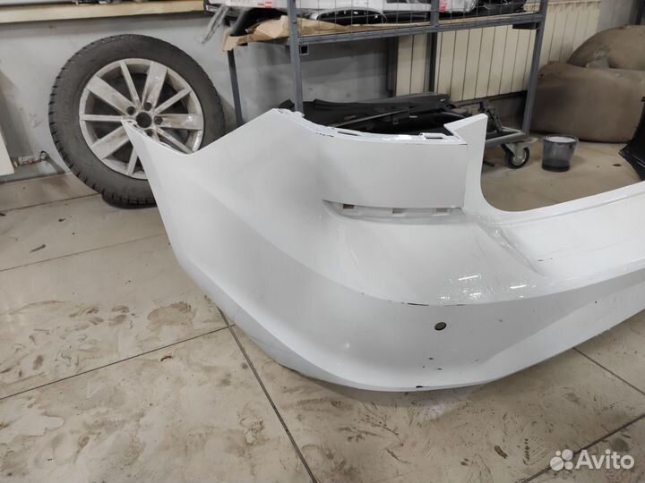 Задний бампер на volkswagen polo лифтбэк