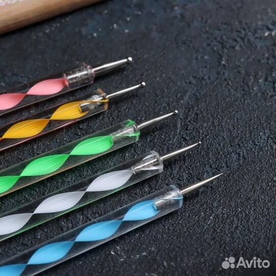 Набор кондитерских кисточек для декорирования, 5 ш