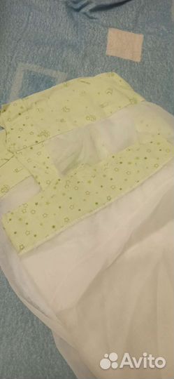 Балдахин и бортики в детскую кроватку