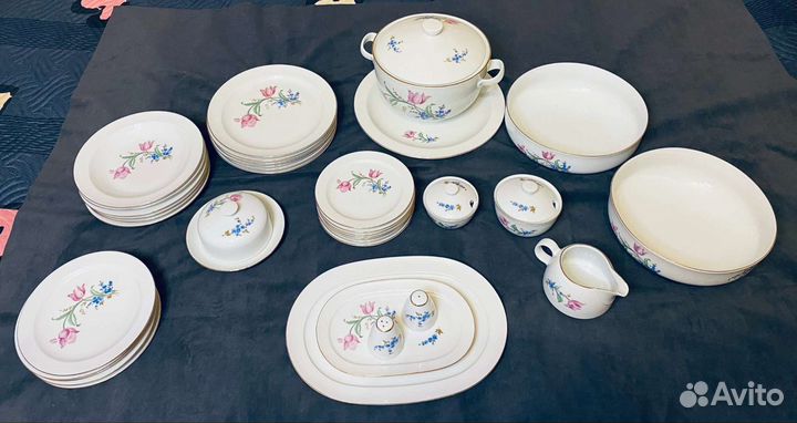 Столовый сервиз на 6 персон ГДР