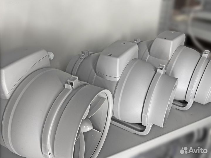 Вентилятор канальный вытяжной, малошумный