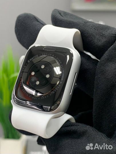 Часы Apple Watch 8 41mm (акб 100) Silver Оригинал