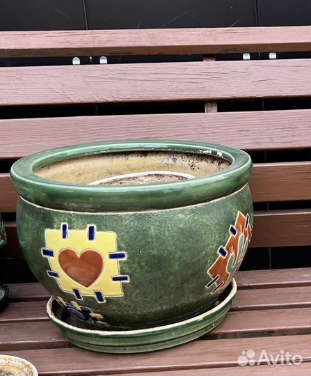 Горшок керамический большой
