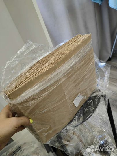 Пакеты бумажные крафт. 40шт