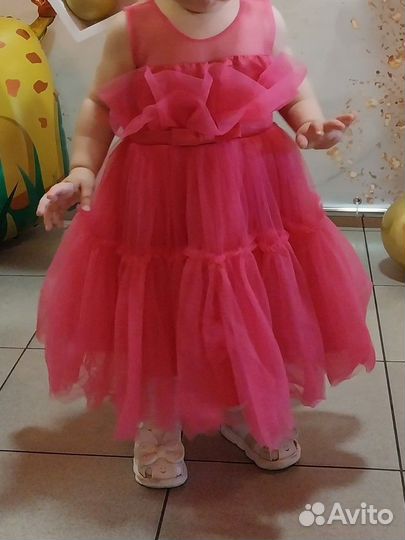 Платье для девочки 86-92