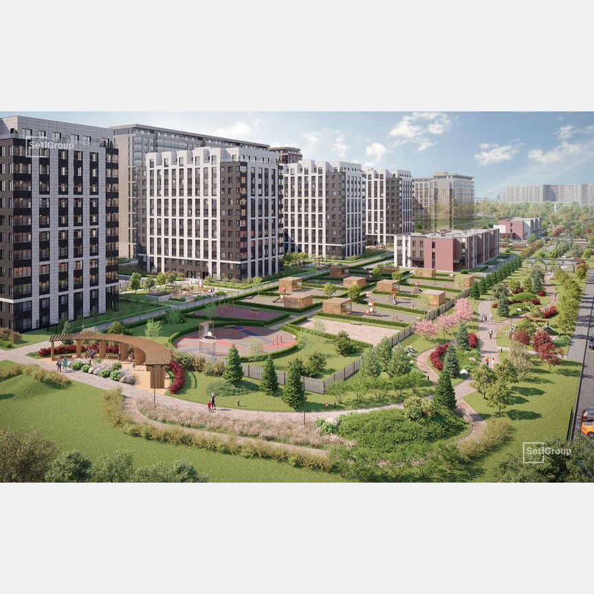 2-к. квартира, 66,3 м², 9/12 эт.