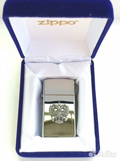 Zippo 1610 Slim Silver 925 коллекционная оригинал