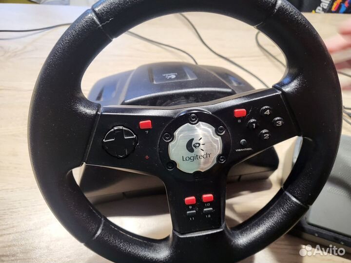 Игровой руль logitech formmula vibration