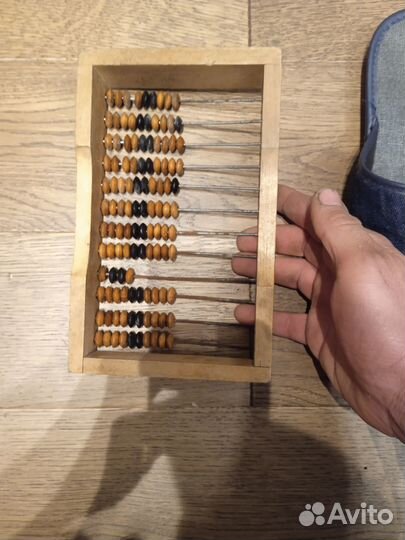 Счеты деревянные СССР маленькие