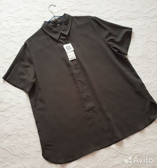 Рубашка Uniqlo, Jcrew р. M-L