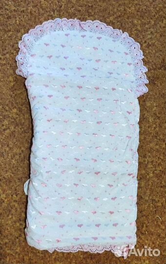 Летний конверт на выписку для девочки