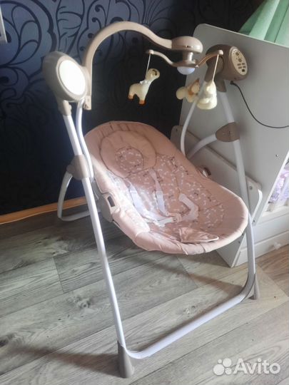 Детская электронная качель