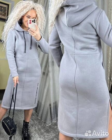 Платье утепленное 44-54