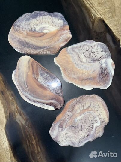 Набор сервировочный, подстаканники