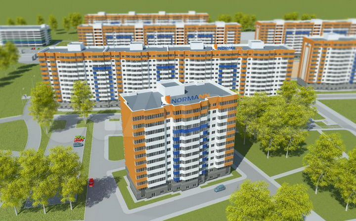 1-к. квартира, 36,1 м², 10/12 эт.