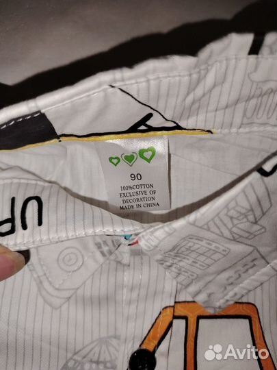 Рубашка для мальчика 86 92
