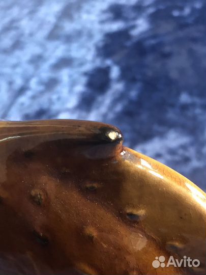 Статуэтка Рыба Майолика Обливная Керамика