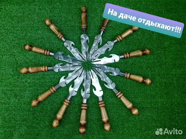 Шампура вилка-нож 6 в 1