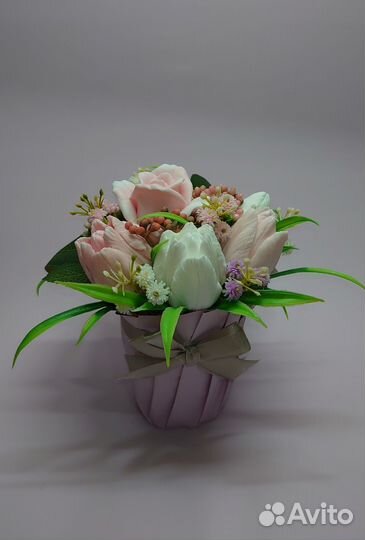 Букетики из мыла