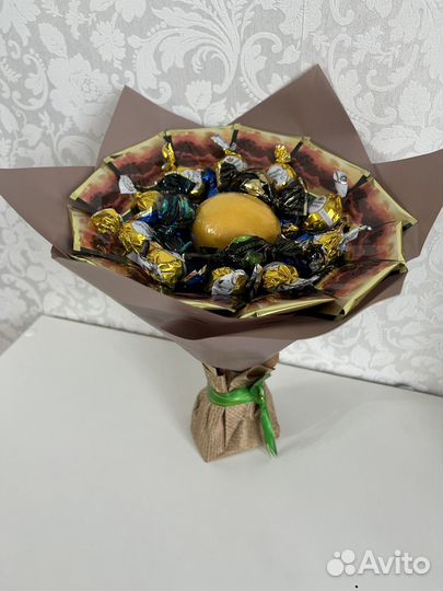 Букет из чая и конфет