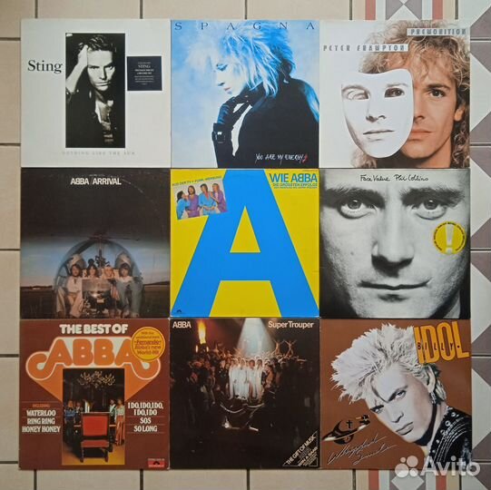 Phil Collins/Spagna/Sting/Abba/Billy Idol Lp