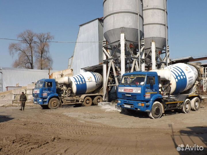 Доставка бетона миксером m200 m250