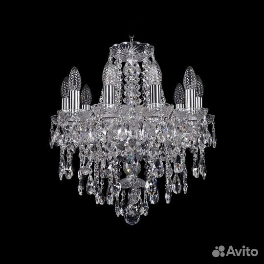 Люстра подвесная Богемия в спальню классика