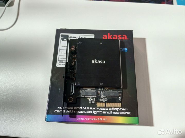 Адаптер ssd m2