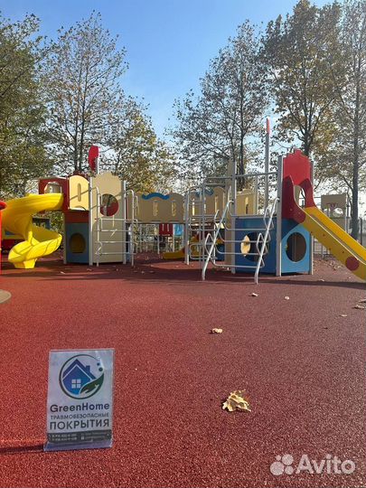 Покрытие из резиновой крошки