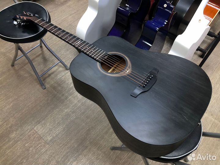 Гитара электроакустическая с подключением дредноут