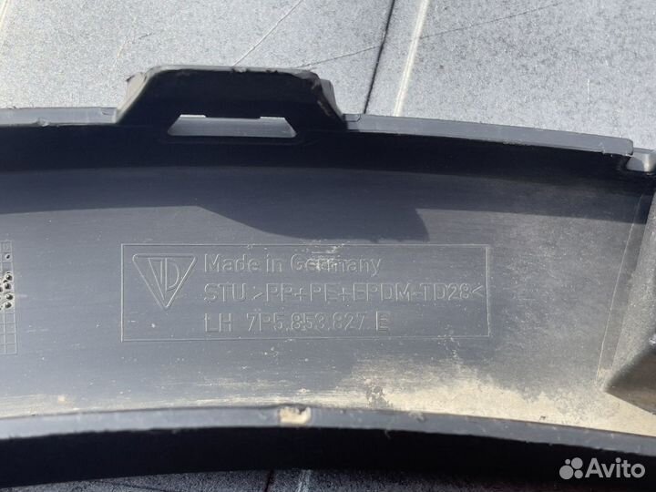 Накладка крыла задняя левая Porsche Cayenne 958