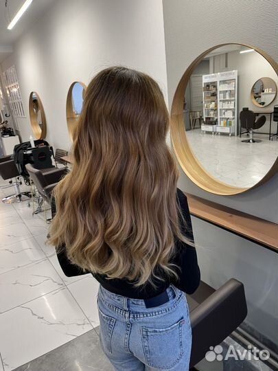 Сложное окрашивание волос air тач колорист