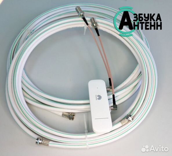 Комплект 4G/LTE антенна + модем + Роутер