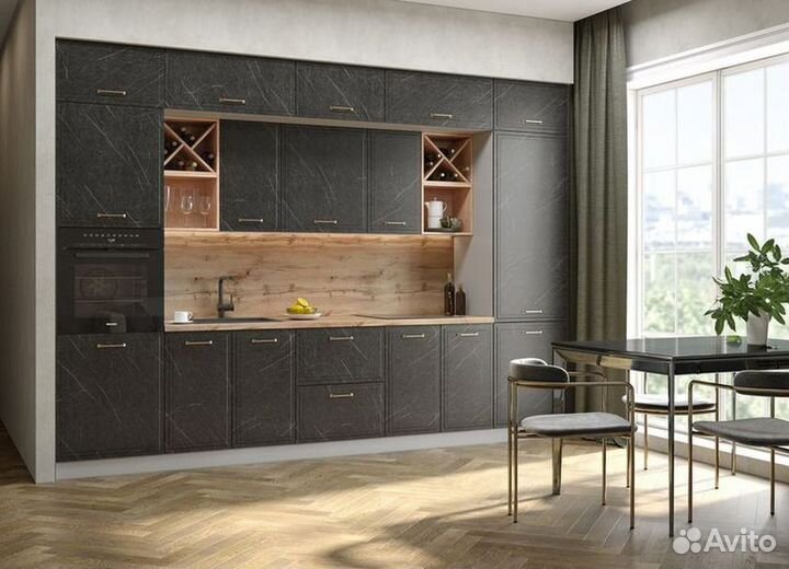 Кухня с техникой угловая как в икеа