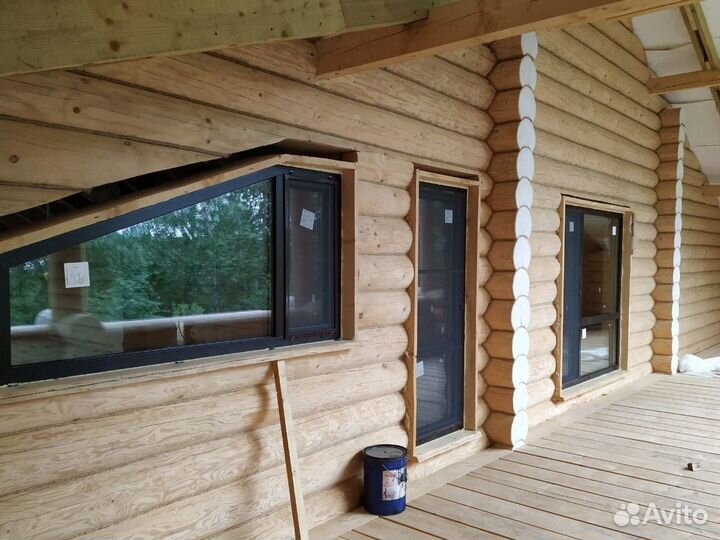 Окна двери пластиковые ламинация под дерево