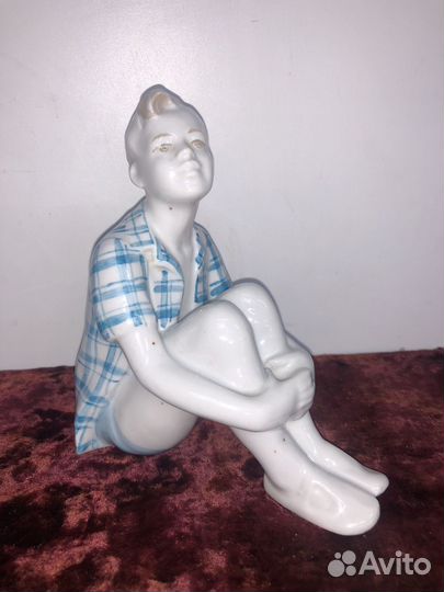 Редкая Статуэтка Мечтатель Дулево 1962г RRR