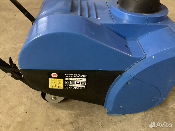 Снегоуборщик электрический Калибр снбэ -1600
