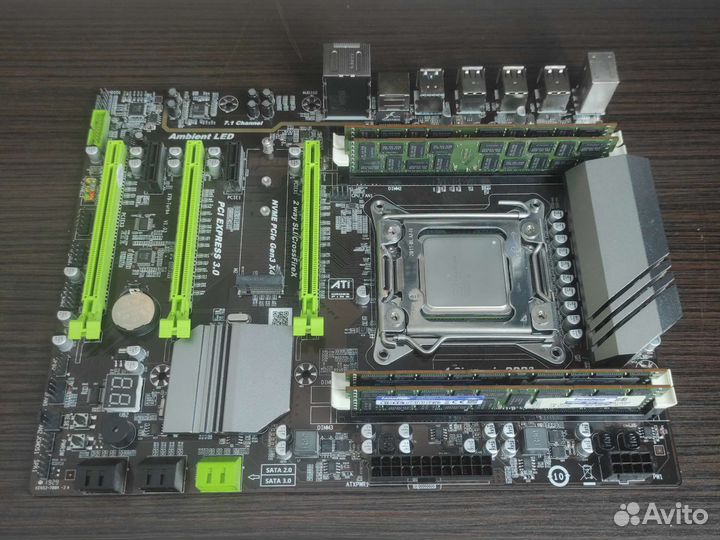 Материнская плата lga 2011 x79 + xeon e5-2640v2