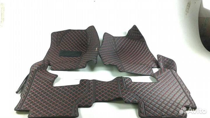 3D Коврики Toyota Land Cruiser из Экокожи